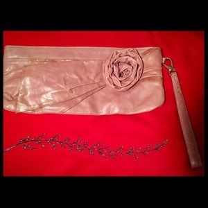 ❤️bebe Faux Leather Wristlet